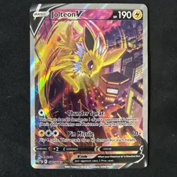 Pokemon Jolteon V SWSH183 Promo Holo Basic Thunder Sword & Shield English - Image 1