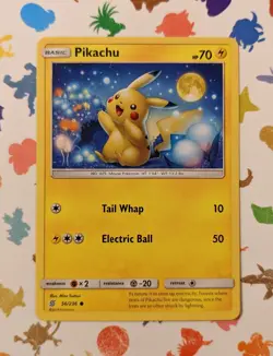 Pokemon TCG Pikachu 56/236 Unified Minds English Non Holo 2019 - Image 1
