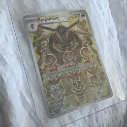Kingambit 220/198 Scarlet & Violet Base Illustration Rare Pokemon TCG - NM - Image 1
