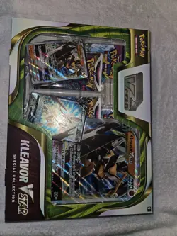 Pokemon - Kleavor VSTAR Premium Collection New Factory Sealed 6 Boosters & More 820650851254 - Image 1