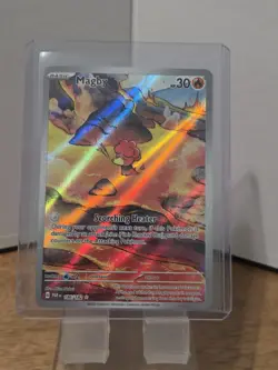 Pokemon Magby 186/182 Illustration Rare Paradox Rift NM/M - Image 2