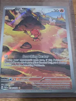 Pokemon Magby 186/182 Illustration Rare Paradox Rift NM/M - Image 5