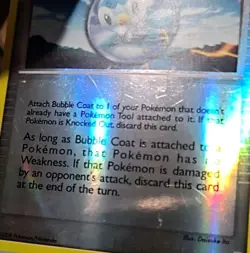 Bubble Coat 129/146 Legends Awakened Reverse Holo Pokemon TCG - LP - Image 3