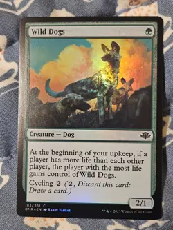 Wild Dogs FOIL (183/520) Dominaria Remastered MTG Magic - Image 2