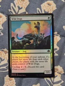 Wild Dogs FOIL (183/520) Dominaria Remastered MTG Magic - Image 3