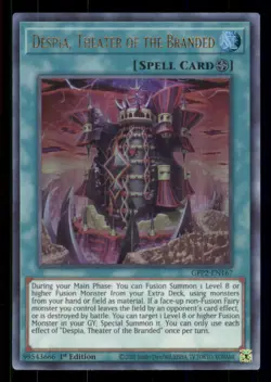 Yugioh Despia, Theater of the Branded #GFP2-EN167 The 2nd Haunting Ultra Rare NM - Image 1
