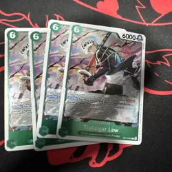 One Piece TCG - Trafalgar Law - Carrying On His Will OP13-031 -English Playset✅ - Image 1