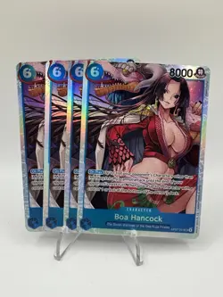 x4 Boa Hancock - OP07-051 - SR Foil Rare- One Piece TCG PLAYSET - Image 1