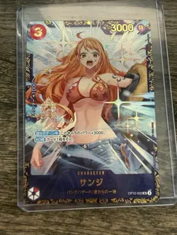 One Piece Tcg Sanji Nami Alt Art Flagship Battle Top 8 OP10-005 Japanese - Image 1
