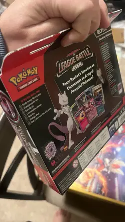 Pokemon League Battle Deck Team Rocket's Mewtwo ex 60 Cards Foil English 2025 - Image 2