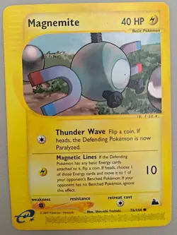 Pokemon Vintage e-Reader Lot (5 Cards) – Aquapolis, Skyridge, EX Era – DMG/HP - Image 2