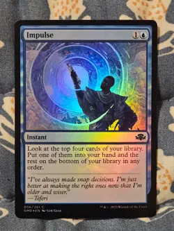 Impulse FOIL (55/516) Dominaria Remastered MTG Magic - Image 1