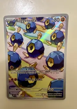 Roggenrola - Illustration Rare Holo 127/086 NM SV: White Flare Pokemon Card - Image 1