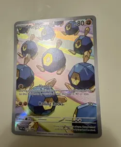 Roggenrola - Illustration Rare Holo 127/086 NM SV: White Flare Pokemon Card - Image 2