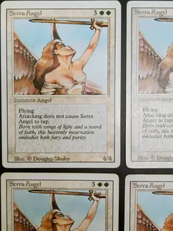 MTG | 4 x Serra Angel | Revised Edition | Magic The Gathering | Playset | - Image 2