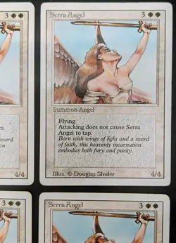 MTG | 4 x Serra Angel | Revised Edition | Magic The Gathering | Playset | - Image 3