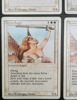 MTG | 4 x Serra Angel | Revised Edition | Magic The Gathering | Playset | - Image 4