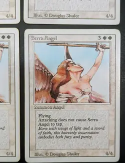 MTG | 4 x Serra Angel | Revised Edition | Magic The Gathering | Playset | - Image 5