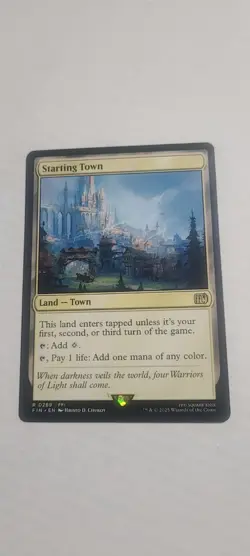 Starting Town - Final Fantasy MTG Universes Beyond - Land Rare - Image 1