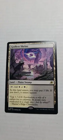 Godless Shrine - MTG Edge of Eternities - NM - Rare - Image 1