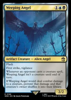 The Weeping Angel 0168 Non Foil Rare Doctor Who Commander MTG Near Mint - Image 1