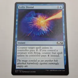 MTG: Lofty Denial 056/274 - M21 Core Set 2021 Blue Common - Image 1