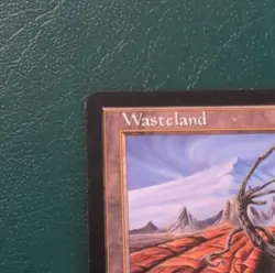 Wizards of the Coast Wasteland MTG Tempest Land Uncommon 1997 Una Fricker - Image 2