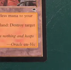 Wizards of the Coast Wasteland MTG Tempest Land Uncommon 1997 Una Fricker - Image 5