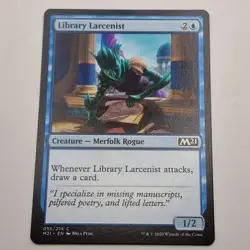 MTG: Library Larcenist 055/274 - M21 Core Set 2021 Blue Common - Image 1