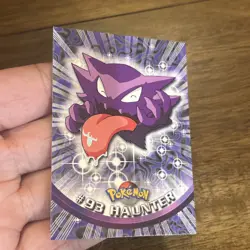 Topps Pokemon Haunter #93 2000 TV Animation Edition Blue Logo Non Holo - Image 2