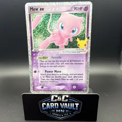 Pokemon Mew ex Rare Holo 88/92 celebrations, classic collection - Image 1