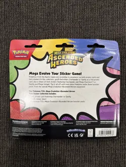 Pokemon TCG Mega Evolution Ascended Heroes Charmander Tech Sticker Collection - Image 2