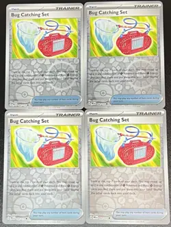 x4 Bug Catching Set 102/131 Prismatic Evolutions Pokemon TCG Playset NM - Image 1