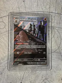 Pokemon TCG Team Rocket's Dugtrio 239/217 Ascended Heroes Illustration Rare Holo - Image 1