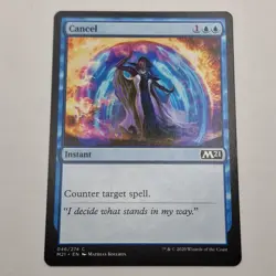 MTG: Cancel 046/274 - M21 Core Set 2021 Blue Common (2) - Image 1