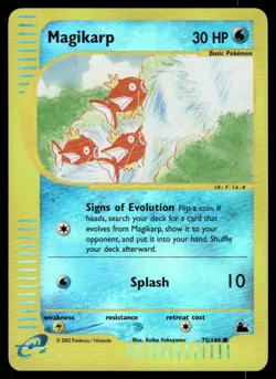 *FRI NIGHT* Magikarp 75/144 Reverse Holo Skyridge Common - Image 1