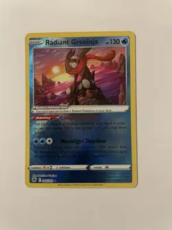 Pokemon TCG Radiant Greninja 046/189 Holo Astral Radiance NM P3 - Image 1