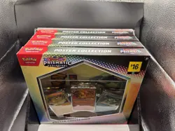 Pokemon TCG Prismatic Evolutions Poster Collection lot of 4 w/ Display - Image 2