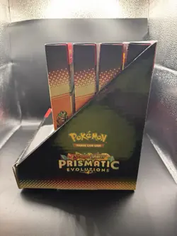 Pokemon TCG Prismatic Evolutions Poster Collection lot of 4 w/ Display - Image 3