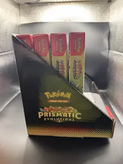 Pokemon TCG Prismatic Evolutions Poster Collection lot of 4 w/ Display - Image 5