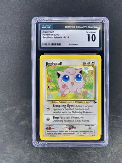 Pokemon Jigglypuff #8 Southern Islands CGC 10 Gem Mint - Image 1