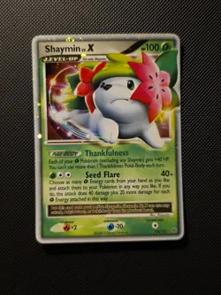 Pokemon TCG Shaymin LV.X 2009 Platinum 126/127 Holo - Image 1
