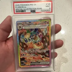 Pokemon TCG Flareon ex 146/131 Sv: Prismatic Evolutions SIR Holo PSA 9 270HP - Image 2
