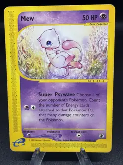 Pokemon TCG Mew 55/165 Expedition Non Holo Vintage E-Reader - Lightly Damaged - Image 1