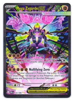 Mega Zygarde ex 120/088 Holo Special Illustration Rare Perfect Order Pokemon NM - Image 1