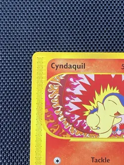 Cyndaquil 105/165 Expedition Normal Pokemon TCG 2002 E-Reader - LP/NM - Image 2