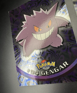2x Topps Pokemon Gengar #94 2000 TV Animation Edition Holo + Non-Holo Blue Logo - Image 5