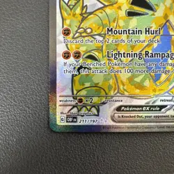 2023 Pokemon SV Obsidian Flames - OBF EN Tyranitar ex #211/197 NM - Image 2