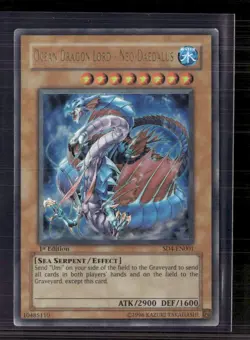 Yu-Gi-Oh! Ocean Dragon Lord - Neo Daedalus Ultra Rare • SD4-EN001 1st Edition - Image 1