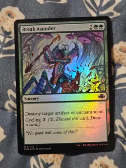 Break Asunder FOIL #152 MTG Dominaria Remastered MTG Magic - Image 2